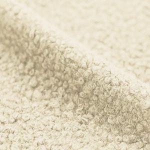Tissu fourrure curly - Écru