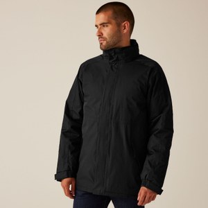 Regatta Mens Dover Waterproof Insulated Parka Jacket - L / Black
