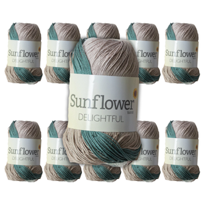 Sunflower Yarns Delightful Pack - Delina (10 Pack)