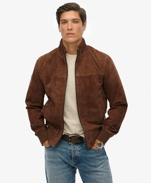 Modern leren sportjack