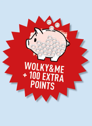 100 Wolky&Me Points