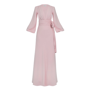 Draped Maxi V-Neck Dress (XL)