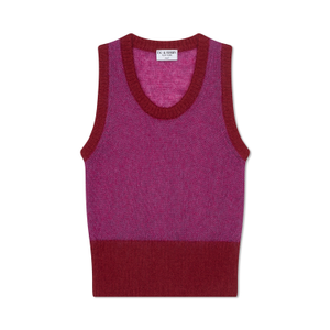 Mohair Vest Top - Berry Glaze (S)