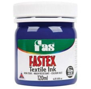 Fastex Textile Ink 120ml - Blue