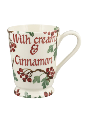Personalised Hawthorn & Robin Cocoa Mug
