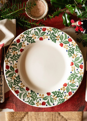 Rosehip & Ivy Large Dinner Plate, 10.5 Inch