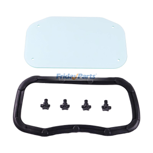 Cab Window Glass Seal Rubber Knob Kit 7105034 7165265 6681614 for Bobcat Loader S130 S175 S185 S205 S250 S300 T180 T190 T300 A300