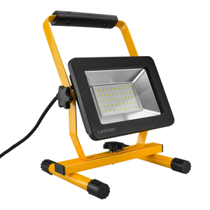 LED Baustrahler 50W - Osram LED Chips - 120lm/W - 6000 Lumen - 6500K