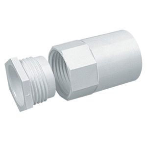 Marshall Tufflex MAB2WH White Round Conduit Female Thread Adaptor 20mm