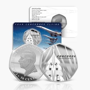 Concorde Christmas Eve Flight 40th Anniversary 2026 Limited Edition BU Coin
