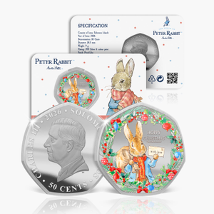 Beatrix Potter Christmas 2026 Limited Edition BU Coin