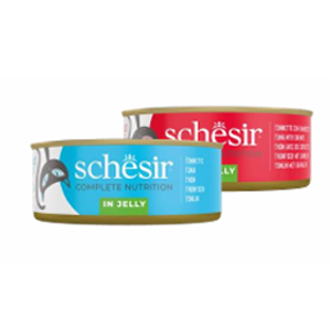 SCHESIR Tuna in Jelly / Tuna &amp; Shrimp in Jelly Sample, 50g