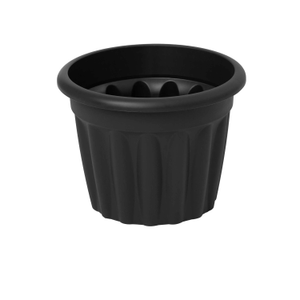 Pack of 2 - 40cm Vista Medium Round Plastic Plant Pot