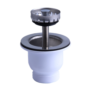 Traditional Mini Basket Strainer Waste, 85mm Diameter - Chrome