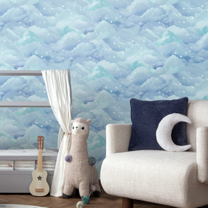 Holden Decor Dreamland Aqua Glitter Wallpaper - 14131