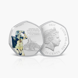 A New Hope - Look Sir, Droids Silver Plated Coin