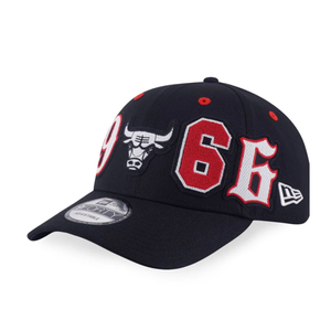 Chicago Bulls NBA League Patch Black 9FORTY Adjustable Cap