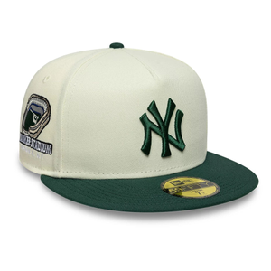 New York Yankees MLB Cream 59FIFTY A-Frame Fitted Cap