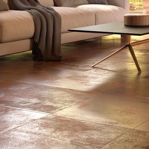 Elementa Copper Oxide Metal Effect Wall & Floor Tiles - 600 x 600mm