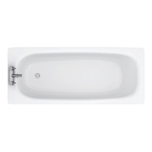 Solace 1700 x 700mm 2TH Steel Enamel Bath