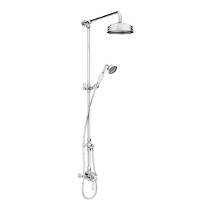 Chatsworth 1928 Traditional Luxury Rigid Riser Shower Kit with Diverter &amp; Valve