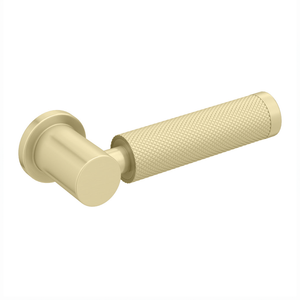 Arezzo Industrial Style Brushed Brass Knurled Grip Cistern Lever