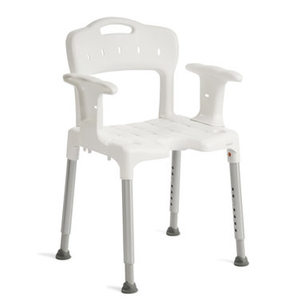Etac Swift Shower Chair with Arm Supports - White