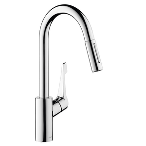 hansgrohe Cento XL Single Lever Kitchen Mixer with Pull Out Spray