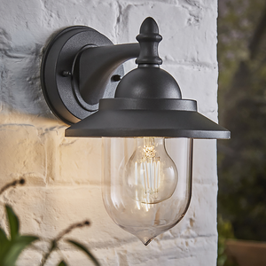 Ellis &amp; Co Anthracite Mini Fishermans Outdoor Lantern