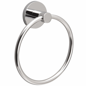 Miller Lily Chrome Towel Ring - Chrome