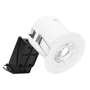 Enlite Lighting EN-DLM981X EFD Pro Die-Cast Mains Voltage Fixed Fire Rated Downlight Requires Lamp & Bezel GU10 240V Dia ⌀: 90mm - Recess Depth: 107mm - Cut Out ⌀: 75mm