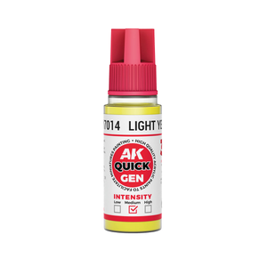 AK Interactive Quick Gen 17014 Light Yellow 18ml Acrylic Paint