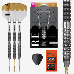Target Darts Redux 01 90% Tungsten 25g Swiss Point Steel Tip Darts Set