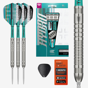 Target Darts Hydro 03 90% Tungsten 26g Swiss Point Steel Tip Darts Set