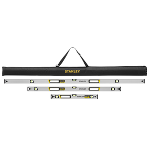 Stanley FATMAX XTREME FMHT43682-1 60cm, 120cm & 180cm Box Beam Spirit Level Set With Bag