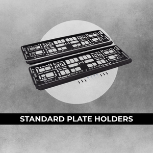 PlatePlus Number Plate Holders, For Standard Plates - Set of 2
