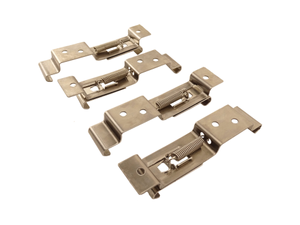 Spring-Loaded Number Plate Clamps - Pack of 4