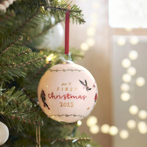 Mamas & Papas 2025 Christmas Bauble - Pink