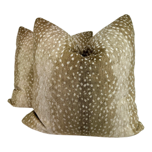 Antelope Chenille 22" Pillows-a Pair