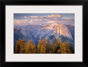 Evening Light Over Half Dome And Yosemite Valley From Sentinel Dome, California