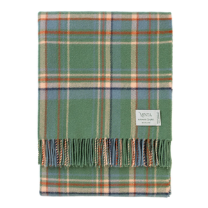 Highlands At Dawn Lambswool Throw Green (one size)