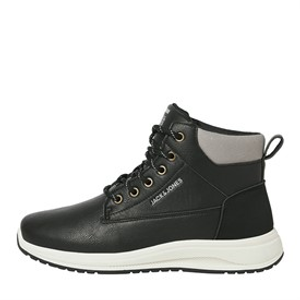JACK & JONES Mens Alaska PU Nubuck Boots Anthracite