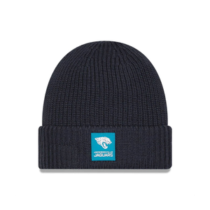 Jacksonville Jaguars NFL Sideline 2025 Charcoal Cuff Knit Beanie Hat