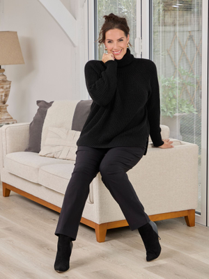 Vivienne Knitted Jumper - Black