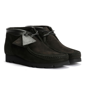 Clarks Originals Wallabee Combi Leather Men's Black Boots