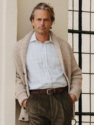 Peter Christian - Oat Shawl Neck Cardigan