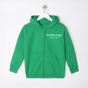 Personalised Zip-Up Hoodie - Kids-12-13-Purple