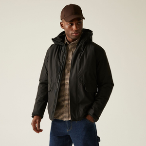 Regatta Mens Sterlings Insulated Waterproof Jacket - L / Black - L / Black