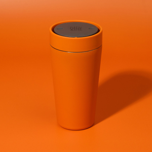 Stainless Steel 12oz Recycled Leakproof Travel Mug - Circular&Co - Sunrise Orange