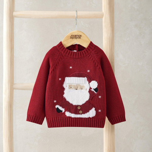 Mamas & Papas Santa Christmas Jumper
